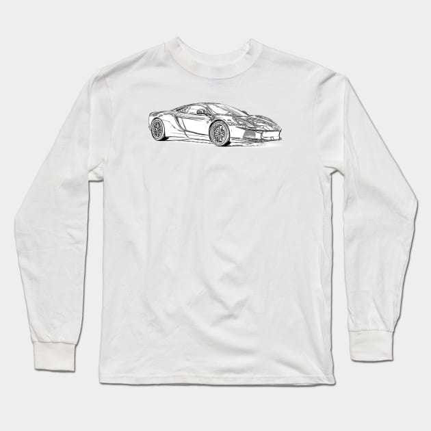 ACS Wireframe Long Sleeve T-Shirt by Auto-Prints